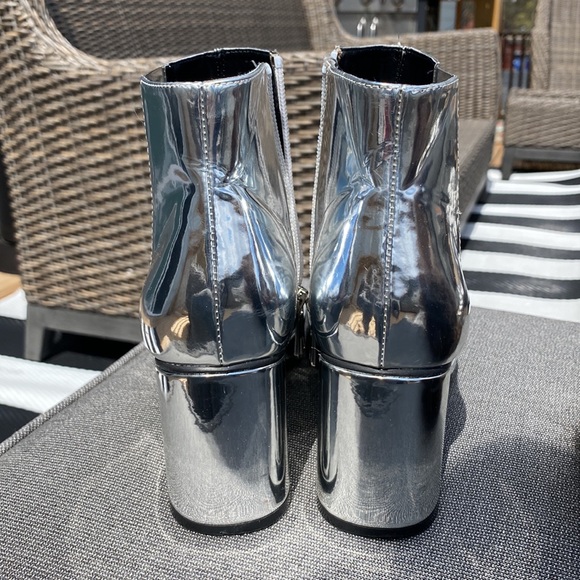 Silver mirror AX boots 9 - Picture 5 of 8